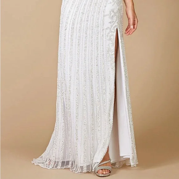 lara dawson beaded wedding dress Lara Dawson Elegant White Beaded Wedding Dress Size 8 is available for  purchase on au PAY Market - Imported Goods Online Store Co.Ltd. | au PAY  Market